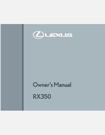 lexus rx 2023-2024 owners manual in english